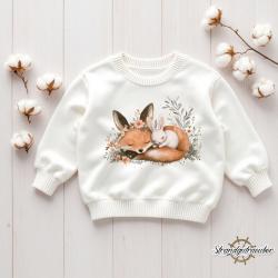 Buegelbild Fuchs & Hase